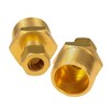 Everflow 3/8" O.D. COMP x 3/4" MIP Reducing Adapter Pipe Fitting, Lead Free Brass C68R-3834-NL
